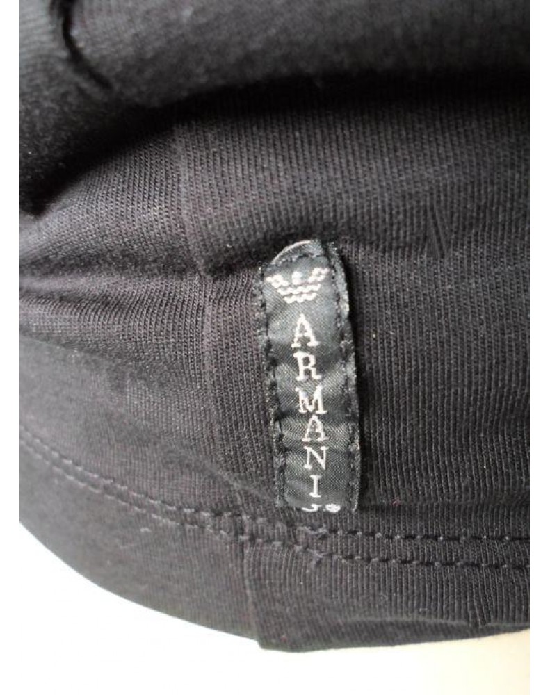 Camiseta  T-shirt Giorgio Armani Preto importada 
