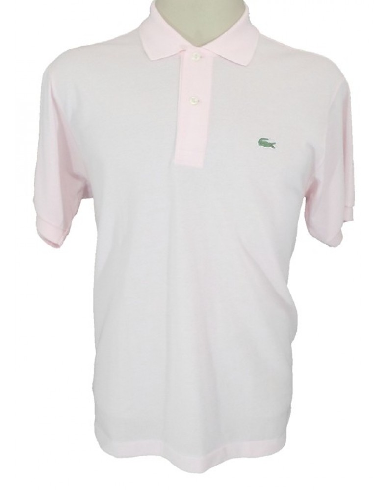 Camisa Polo Lacoste Masculino  Flamant Tamanho 5 (M) - ROSA