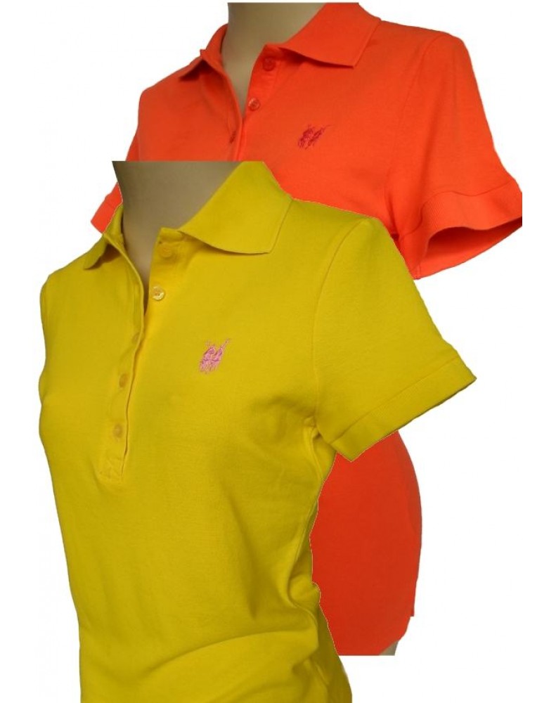 Camiseta Polo Wear  Cavalinho 109557 Amarelo Tamanho M