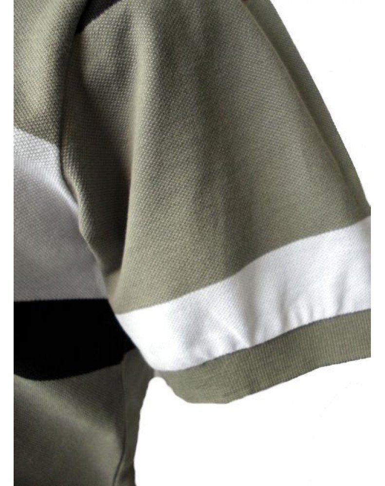 Camisa Polo Wear Masculino  Top Quality  Preto/Cinza/Branco 13004-2