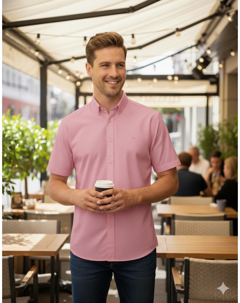 Clique p/ + Detalhes Camisa Masculina Aramis Manga Curta - CM140419 - Tam. M