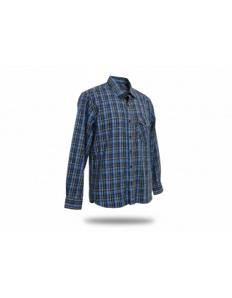 Camisa Masculina Aramis Manga Longa azul / listas brancas Tam. M