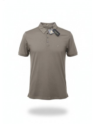 Camisa Polo   Masculina  Brooksfield New Borelli Caqui- Tam. M (42)