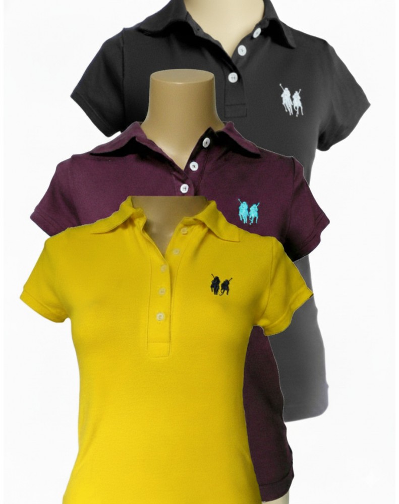 Camisa Polo Wear Feminino-5 botões-105173  TAM  