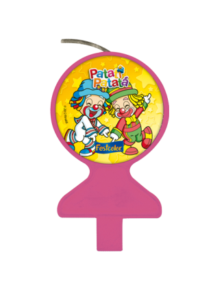 Vela Parabéns Personalizada Patati Patatá BABY