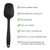 Colher de Silicone para Cozinha  PRETO